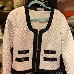 Boston proper sport BNWOT white/black jacket- smoke free home